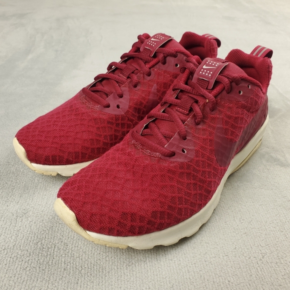 Nike Air Max Motion Womens 8 Gym Shoes Athletic Sneakers Burgundy Red 844895-660 - Picture 2 of 13